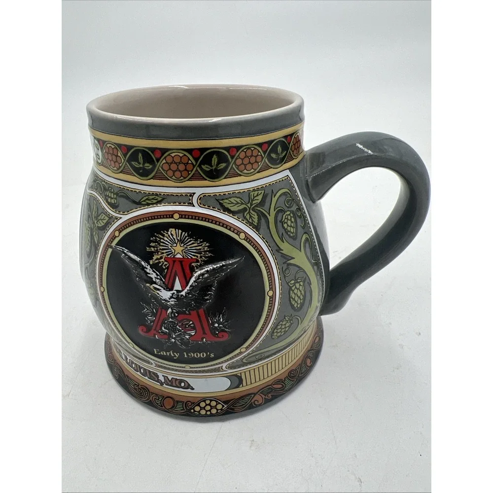 Anheuser Busch Beer Stein Historic A & Eagle Series The 1890 Edition 1993